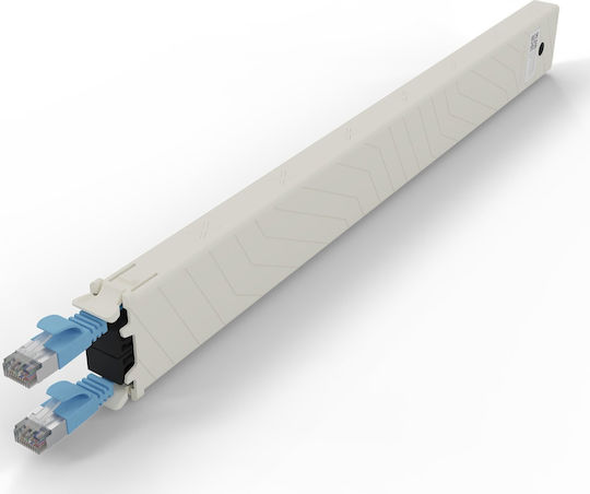 Patchbox U/FTP (STP) Cat.6a (Gigabit) Καλώδιο Δικτύου Ethernet 0.8m Μπλε