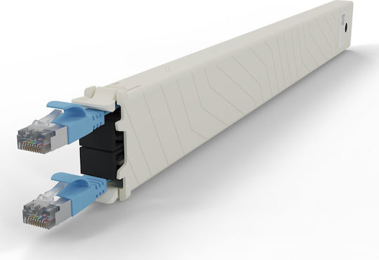 Patchbox U/FTP (STP) Cat.6a (Gigabit) Καλώδιο Δικτύου Ethernet 0.8m Μπλε