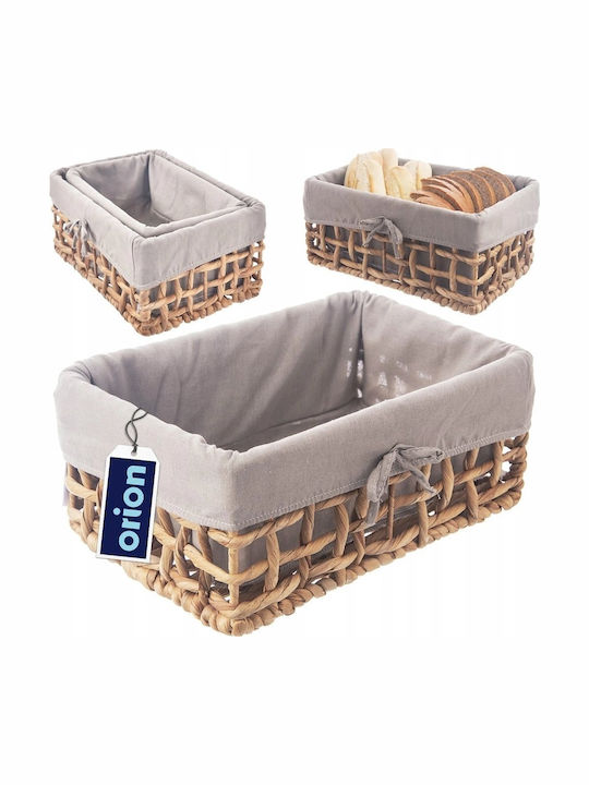 Orion Aufbewahrungskorb Rattan Gray 30.5x20.5x15cm 1Stück