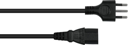 Power Cord Kabelmeister Sk6530-s018 Black 1.8 M Cei 23-16 Iec C13