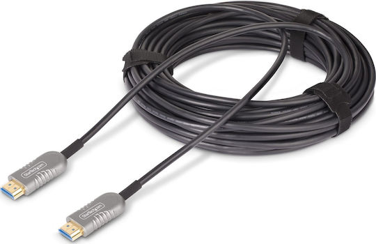 StarTech HDMI 2.1 Ultra High Speed 48Gbps 4K 120Hz HDR VRR Cable HDMI male - HDMI male 15.2m Μαύρο