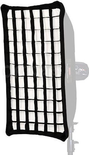Softbox cu Grilă Aurora 40x120cm