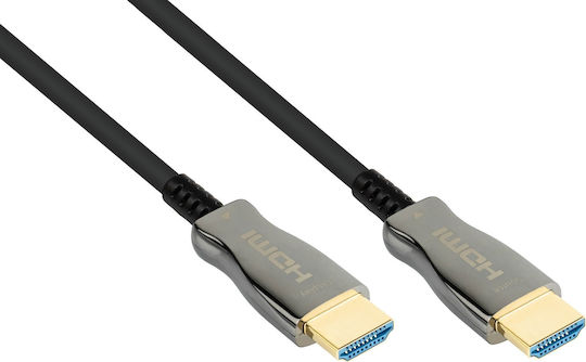 Python HDMI 2.1 Ultra High Speed 48Gbps 4K 120Hz HDR VRR Cable HDMI Male HDMI Male 30m Black
