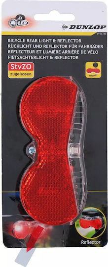 Dunlop Ποδηλατο Πισω Φωτιστικο 3 Led Dunlop