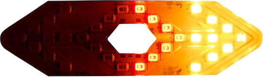 Dunlop Hinteres Fahrrad-LED-Anzeigelicht USB Wiederaufladbar