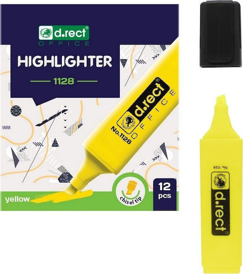 Teka Highlighters Yellow 12pcs