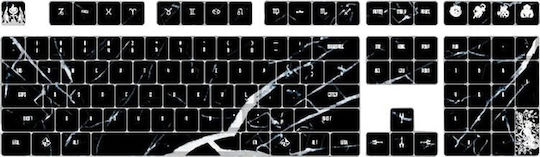 Traitors Tartarus PBT Keyboard Keycaps with ANSI Layout 108 Pieces