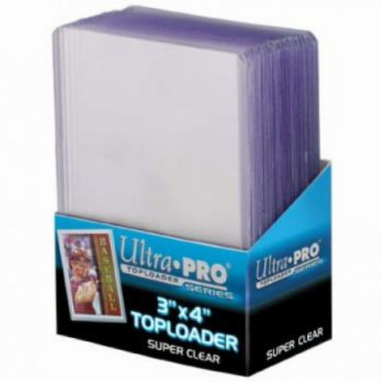 Ultra Pro Premium s 3"x4" Toploader Standard Size 25pcs Transparent