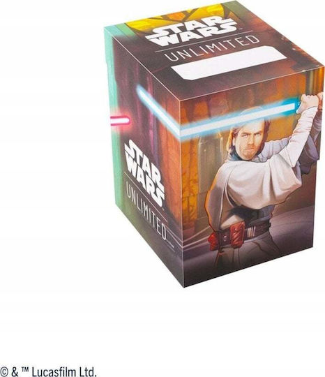 Gamegenic Soft Crate - Krieg der Sterne Unbegrenzte Edition: Obi-wan Kenobi/darth Maul Star Wars Deck Box Standardgröße