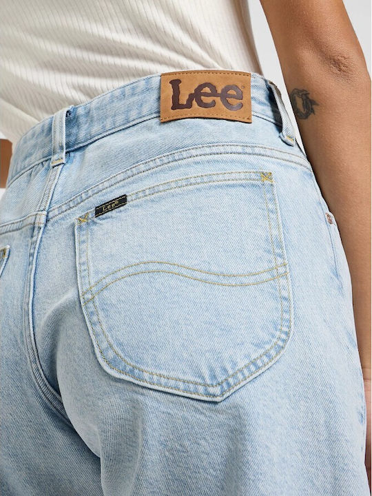 Damen Bermuda Jean Hellblau