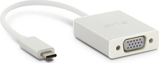 Adapter USB Lmp 15979 USB-C VGA Silber Lmp-usbc-vga-s