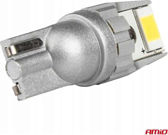 AMiO Lamps Car T10 / W5W Canbus LED 6000K Cold White 12-24V 2pcs