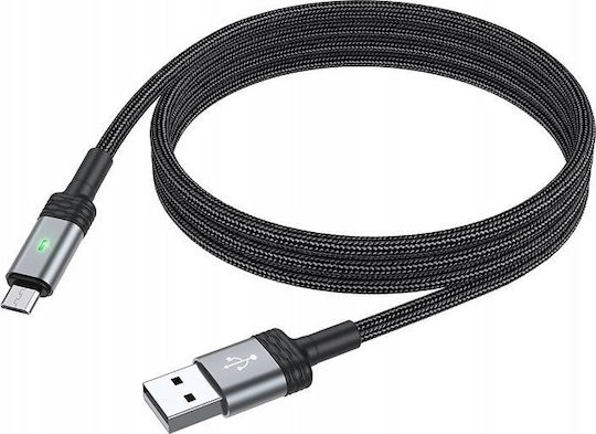 Borofone Regulär USB 2.0 auf Micro-USB-Kabel Schwarz 1.2m 1Stück