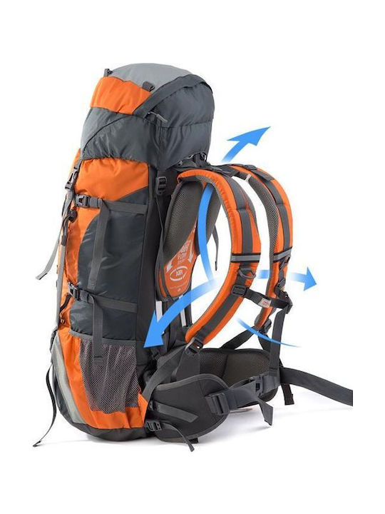 Naturehike Туристическа Раница 70л Водоустойчива Оранжева Експедиция