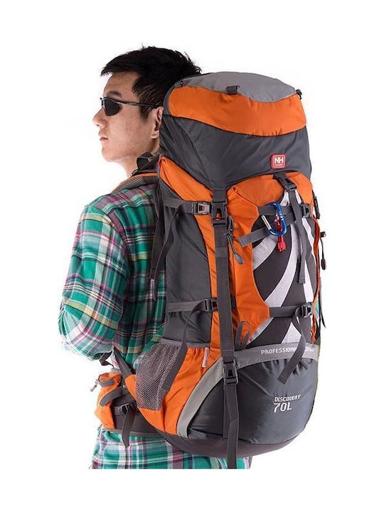 Naturehike Туристическа Раница 70л Водоустойчива Оранжева Експедиция