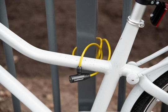 Κλείδωμα Ποδηλάτου Dunlop Σπειροειδές Κλειδί 0,6x90cm Πράσινο