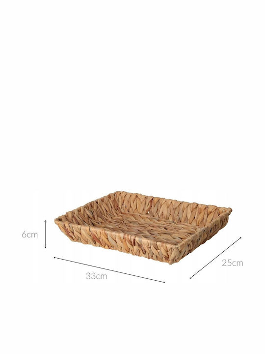Home&Styling Collection Dekorativer Korb Korbweide Beige 33x25x6cm