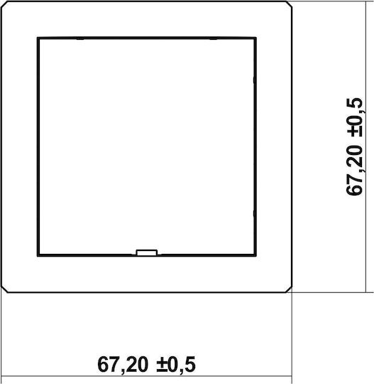 Karlik Intermediate Frame White Cover Drpz