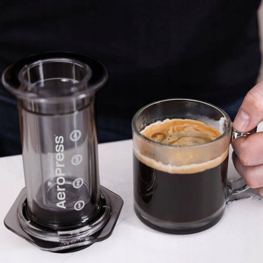Aeropress Clear Manual Filter Coffee Maker Plastic Black 250ml
