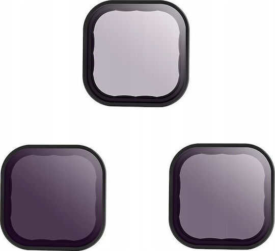 Filter Set 3x Gray Filter Nd Nd8 Nd16 Nd32 Gopro Hero 13 Black S5-flt-12-tgp