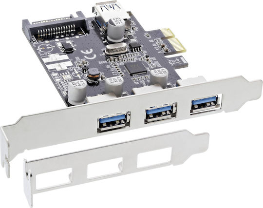 InLine Κάρτα PCIe σε θύρα USB 3.0 / SATA