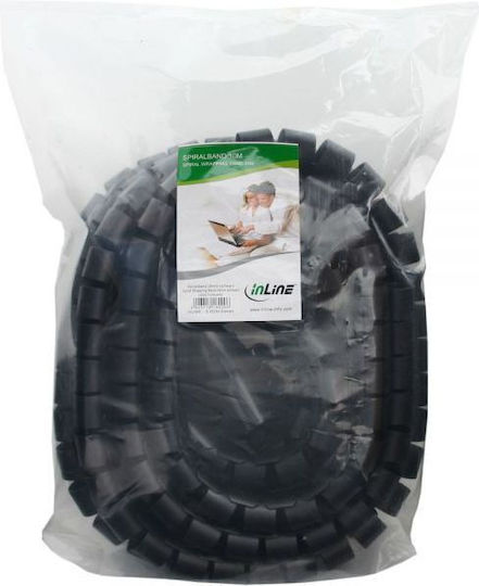 Οργανωτής Inline Cable Spiral Μαύρο 1 Τεμάχιο 59947v