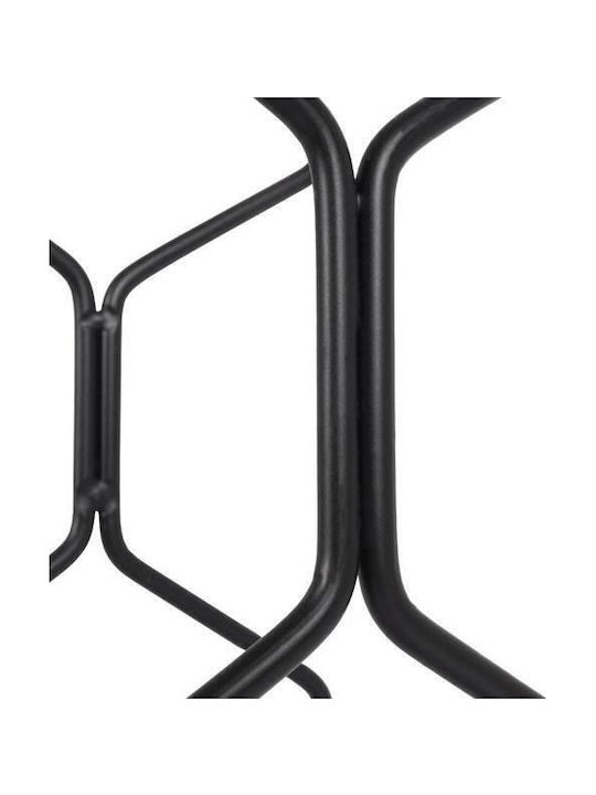 Vilde Free Standing Wine Rack Metallic Black 23x11x48cm
