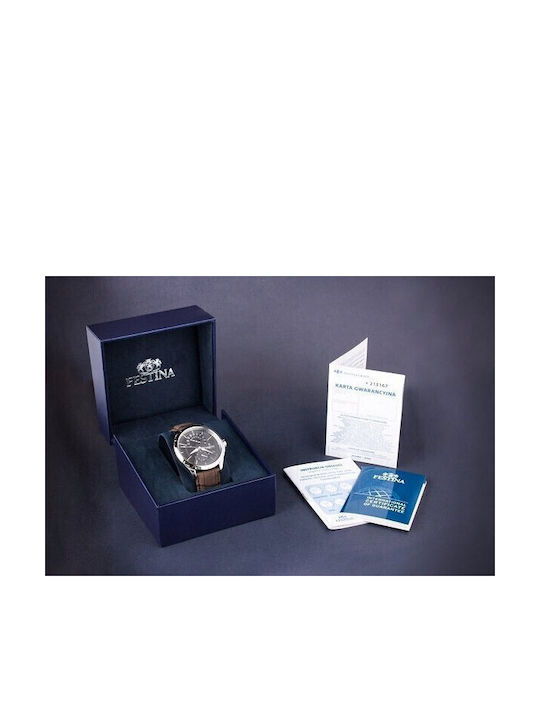 Perfect Women's Watch with Black Leather Strap