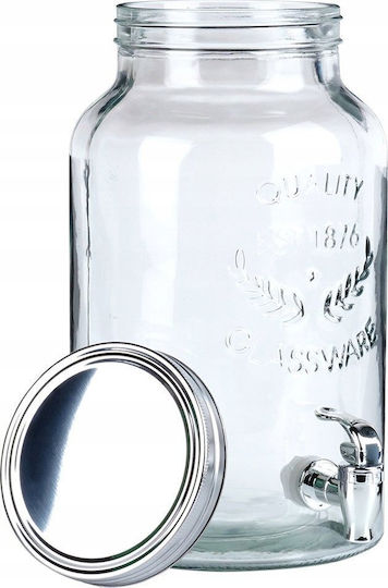 Vilde Glass Vase Beverage Dispenser with Spigot 6.2lt