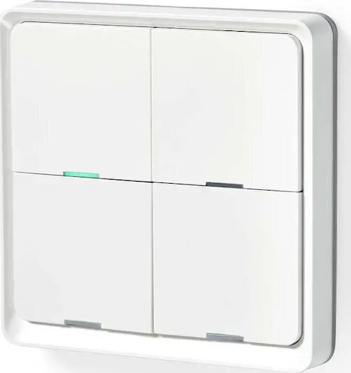 Nedis Wall Switch Lighting with Frame White