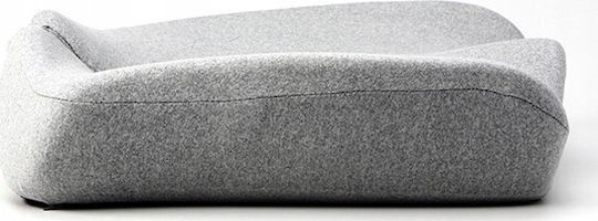 Powerton Μαξιλάρι Καθίσματος με Memory Foam σε Γκρι χρώμα