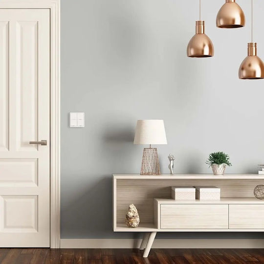 Nedis Wall Switch Lighting with Frame White