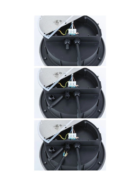 Paulmann Σποτ Δαπέδου LED 12.5W με Θερμό Λευκό Φως IP67 Γκρι