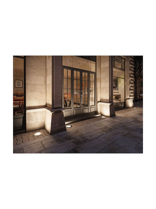 Paulmann Σποτ Δαπέδου LED 12.5W με Θερμό Λευκό Φως IP67 Γκρι
