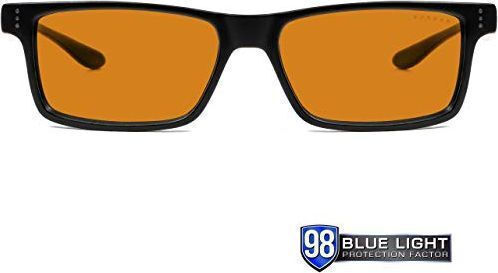 Очила Gunnar модел Vertex рамка Onyx лещи Amber Max очила за блокиране на синя светлина патентовани лещи 65% синя светлина 100% UV защита 7344186 811127018300