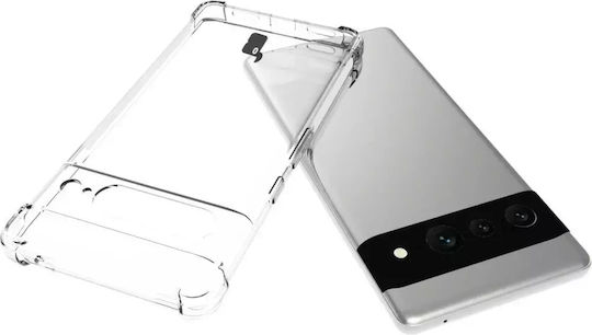 Bizon Clear Pack Case & 2x Screen Glass Back Cover Tempered Glass 1.5mm Set cu Geam Transparent (Google Pixel 7 Pro)