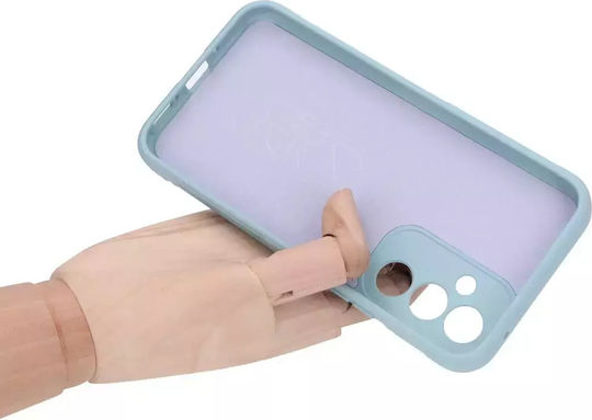 Bizon Tur Back Cover Tempered Glass 2mm Albastru deschis (Galaxy A54)