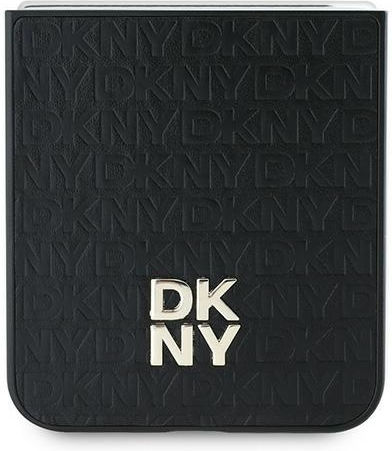 DKNY Pouch Back Cover Δερμάτινο Μαύρο (Galaxy Z Flip6)