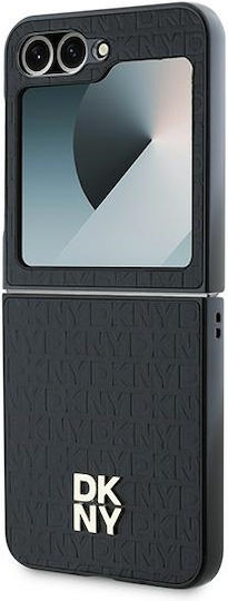 DKNY Pouch Back Cover Δερμάτινο Μαύρο (Galaxy Z Flip6)