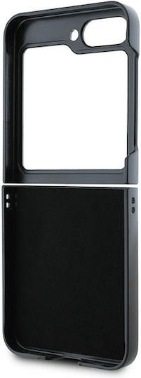 DKNY Pouch Back Cover Δερμάτινο Μαύρο (Galaxy Z Flip6)