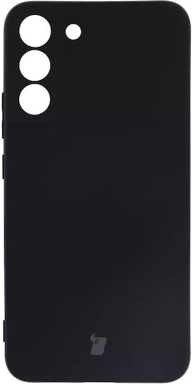 Bizon Husă Silicon Back Cover Din Silicon Tempered Glass Cu Curea Neagră Galaxy S22+ 5G