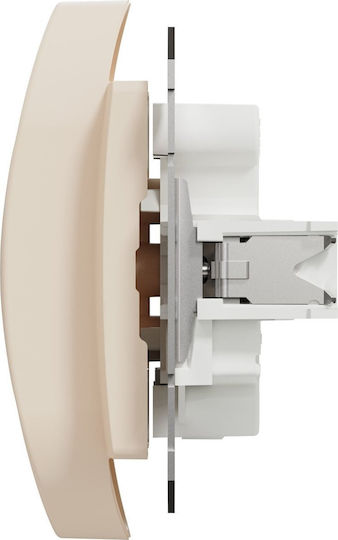 Schneider Electric Sedna Design Двойна Мортис Πρίζα Ρεύματος Бежов 1бр