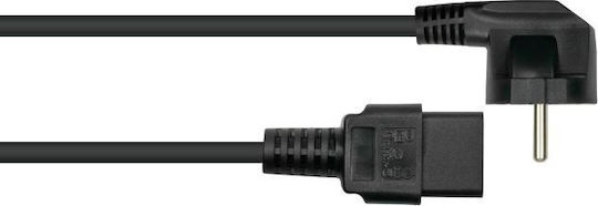 Alcasa IEC C19 - IEC C19 Cablu 1.8m Negru