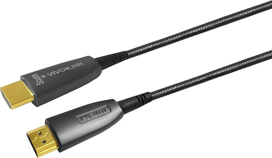 Vivolink Cable HDMI male - HDMI male 100m Black