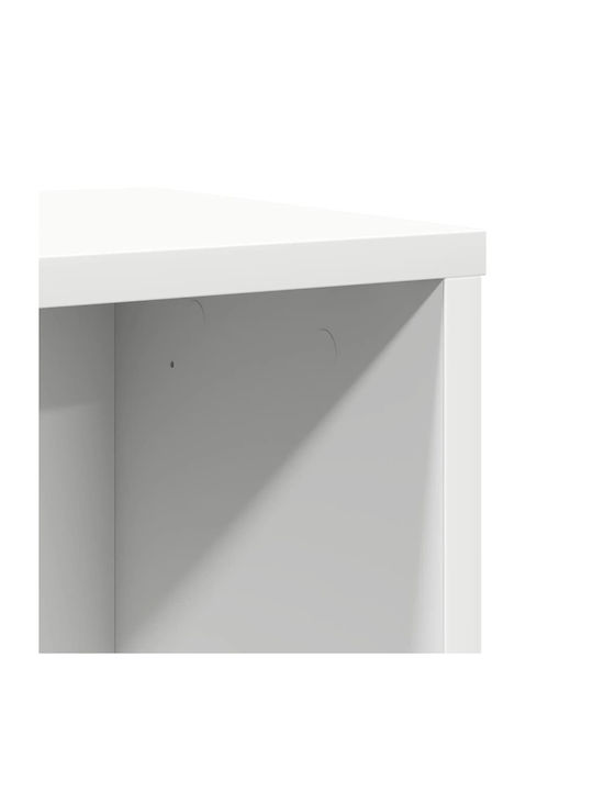 Μπουφές Ξύλινος Λευκό 60x24x85cm