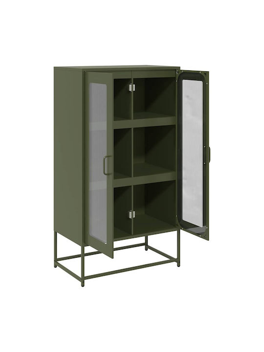 Μπουφές Olive Green 68x39x123cm