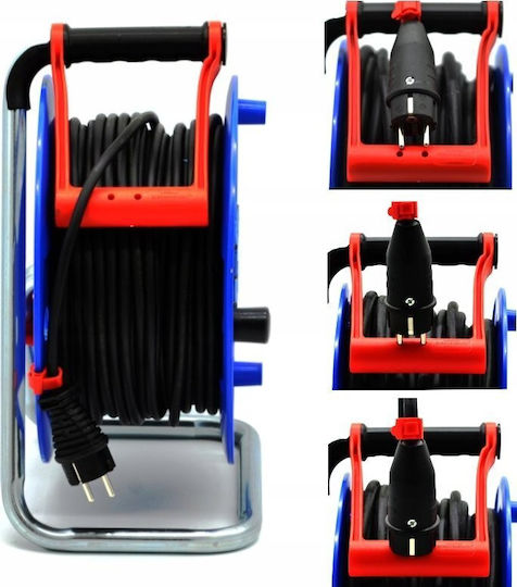 Brennenstuhl Garant mit Kabel 50m Durchmesser 3 x 1.5mm² Wasserdicht Blau
