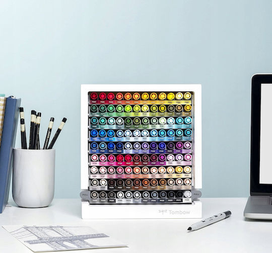 Tombow Abt Dual Brush Pen Marker 108 Stück Tischdisplay