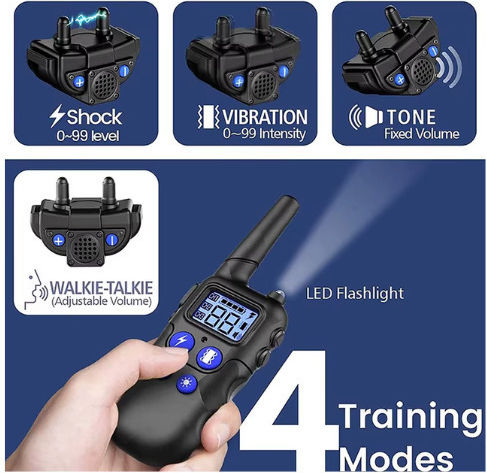 JP881 Dog Training Shock Collar with Range 2000m