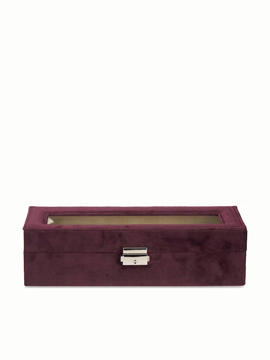 Κουτί Ρολογιών Velvet 30 X 11 X 8 Cm